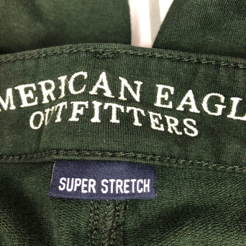 American Eagle dark green jeggings